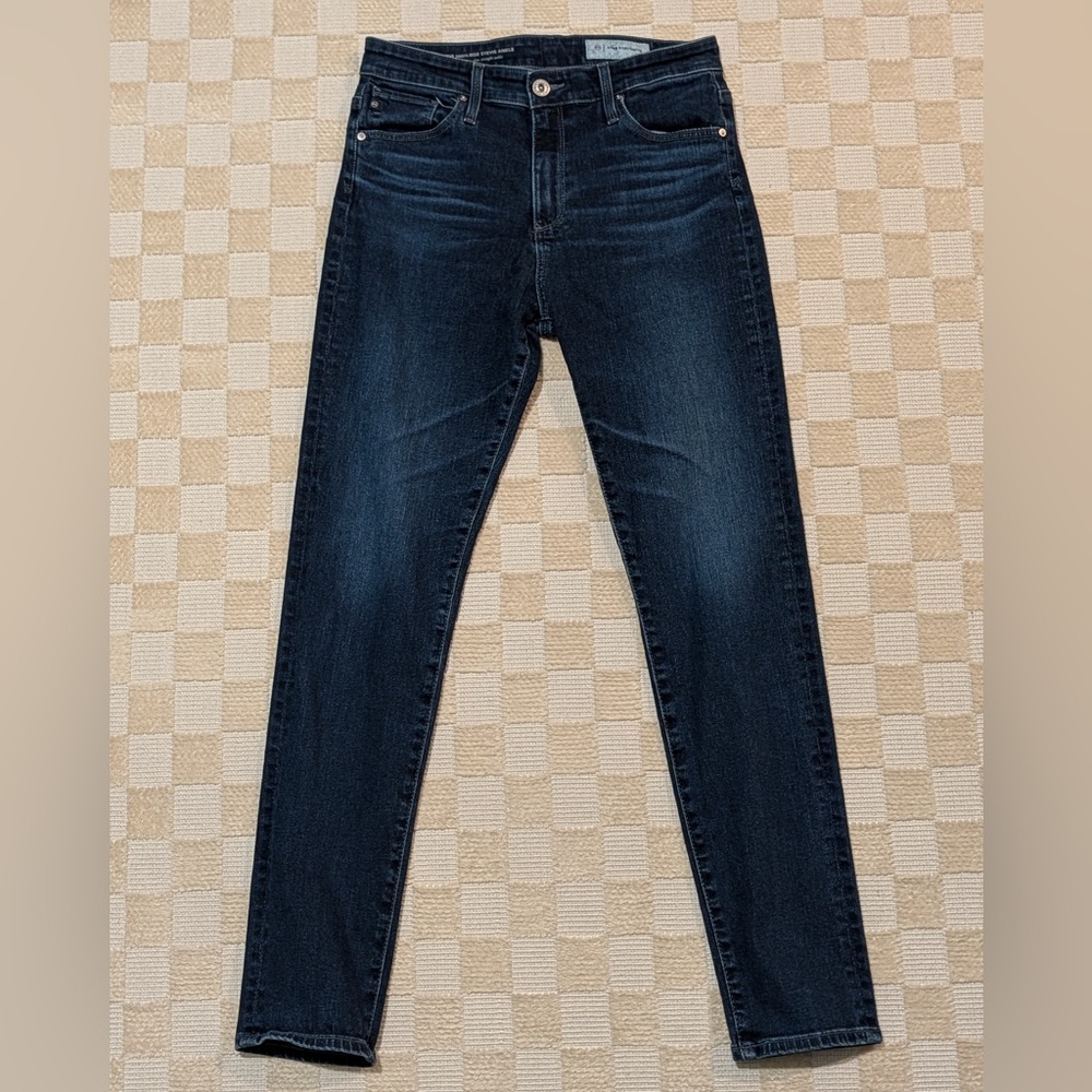 Adriano Goldschmied The High Rise Stevie Dark Blue Skinny Jeans Size 27
